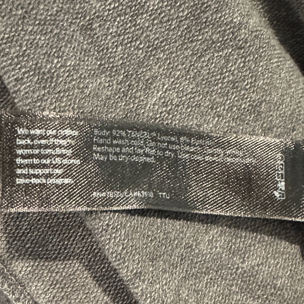 Eileen Fisher Woman Gray Knit Top/long duster with hood + pockets. Good cond. - Picture 3 of 8